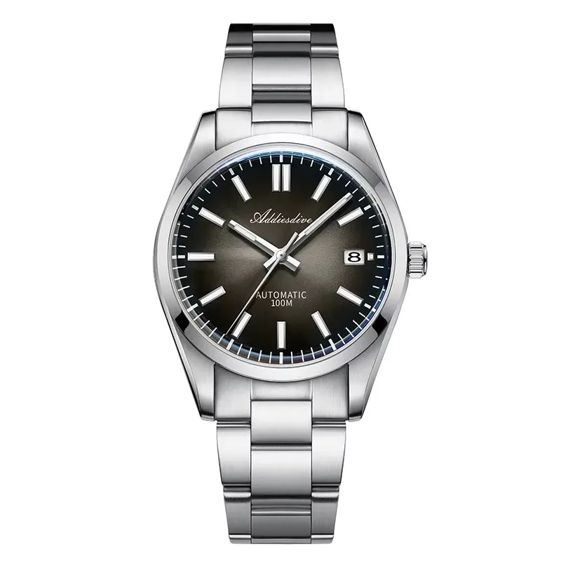 Automatic Mechanical Watch Sapphire Glass 10Bar Waterproof Sunburst Dial