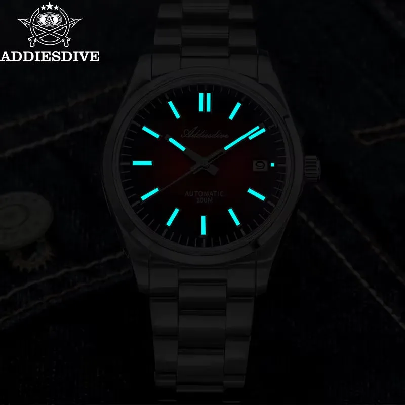 Automatic Mechanical Watch Sapphire Glass 10Bar Waterproof Sunburst Dial