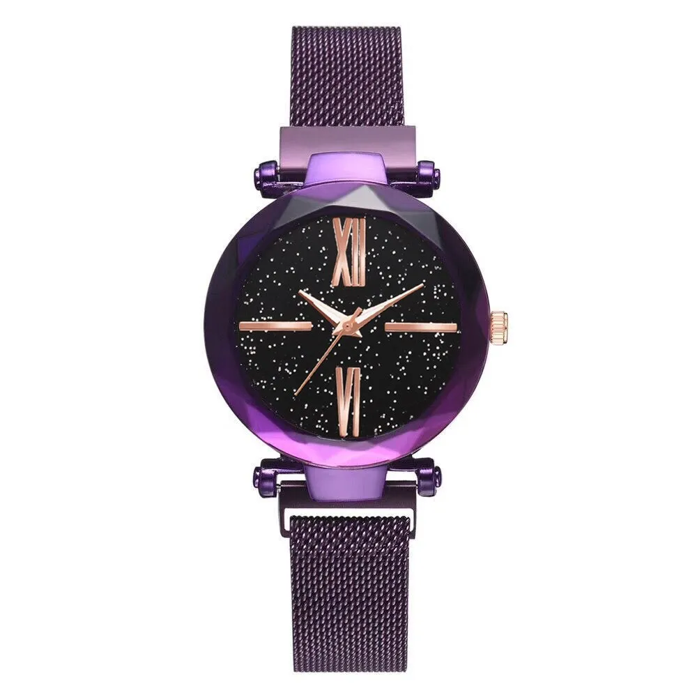 Beautiful Watch with the night sky on your wrist !