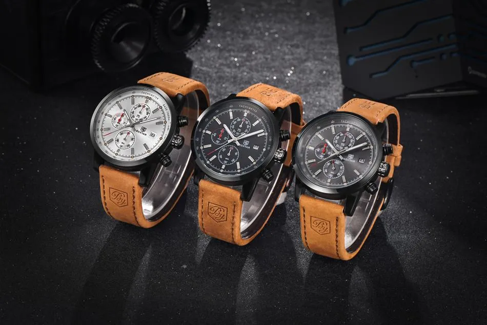 Benyar Leather Watch