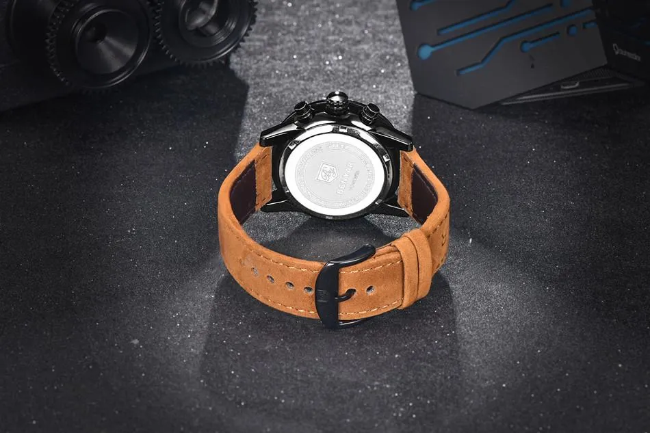 Benyar Leather Watch