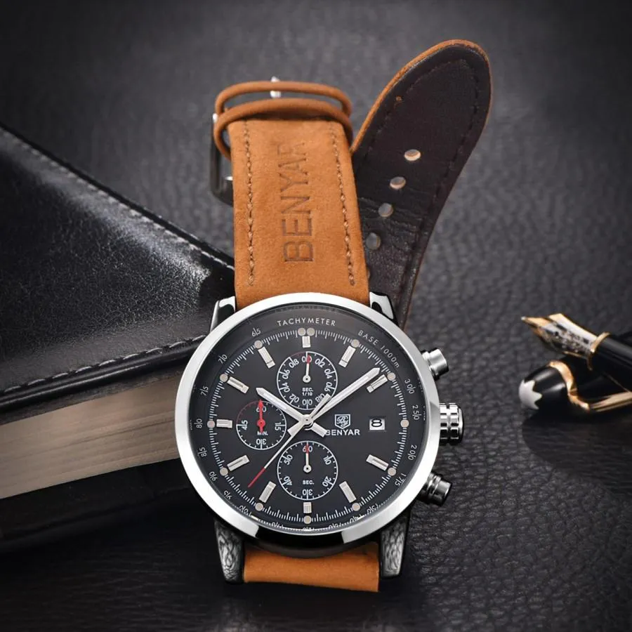 Benyar Leather Watch