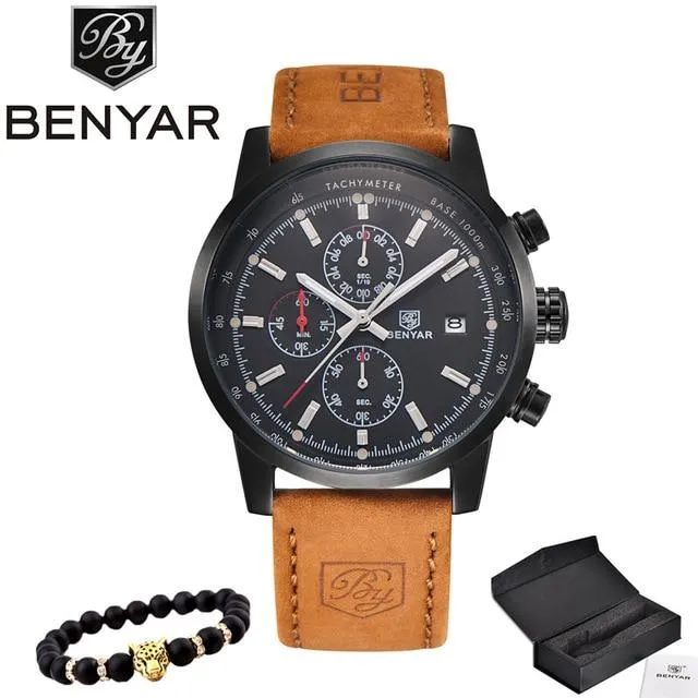 Benyar Leather Watch