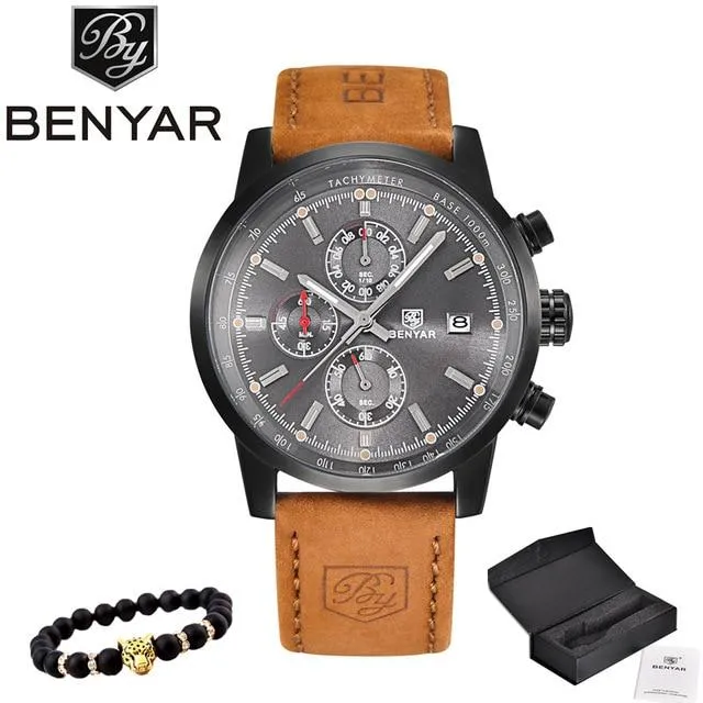 Benyar Leather Watch
