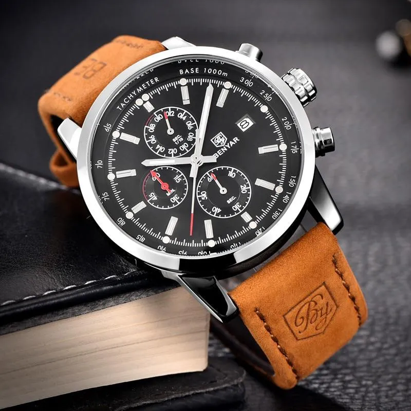 Benyar Leather Watch