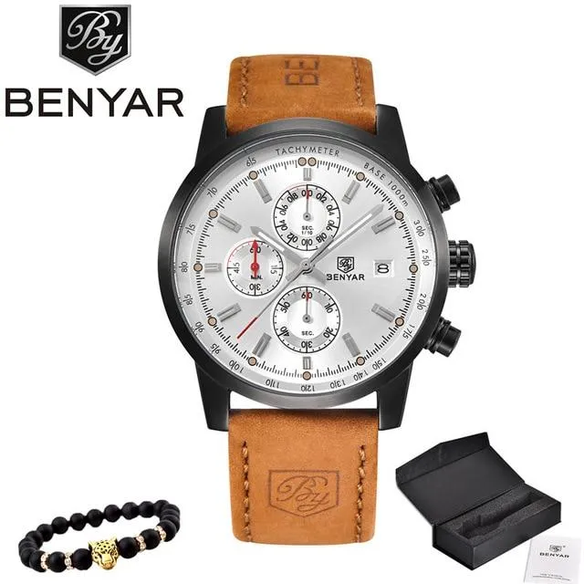 Benyar Leather Watch
