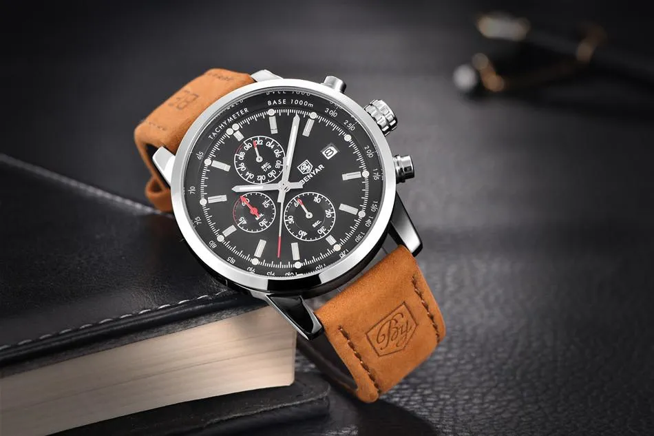 Benyar Leather Watch