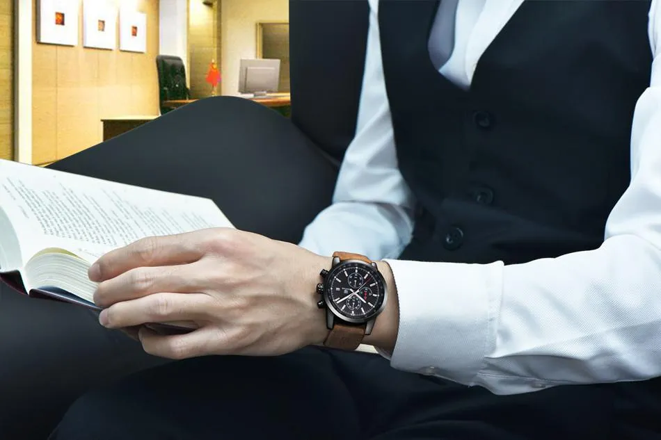 Benyar Leather Watch