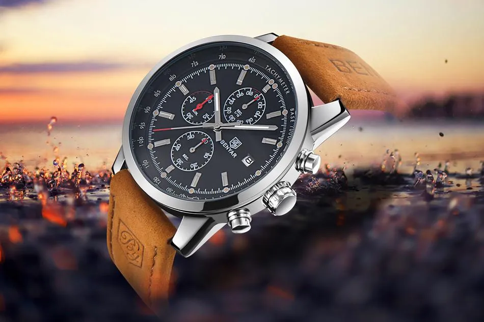 Benyar Leather Watch