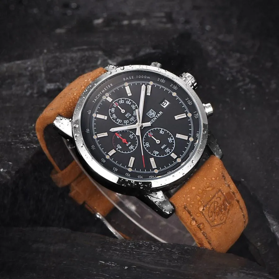 Benyar Leather Watch