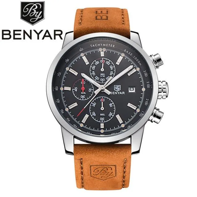 Benyar Leather Watch