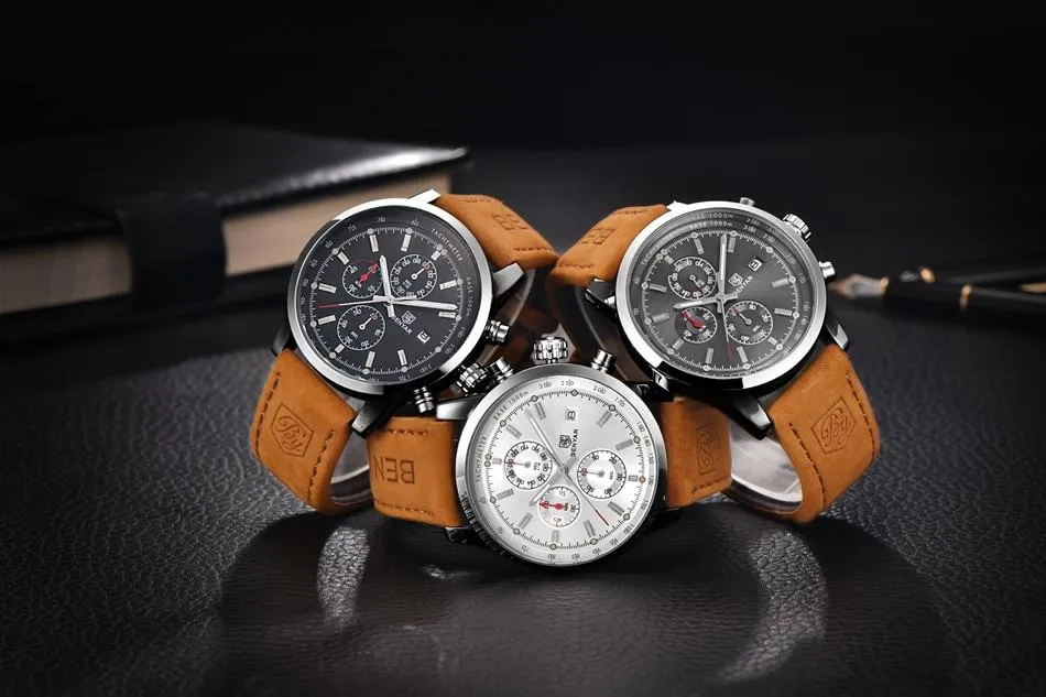 Benyar Leather Watch