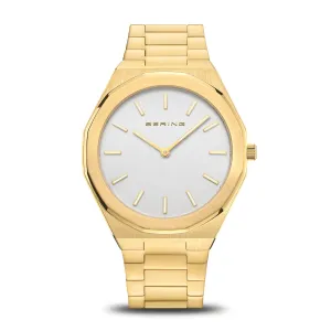 BERING Classic Polished/Brushed Gold 41mm Men's Watch 19641-730