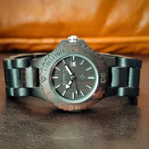 Black Wood Watch - Women's