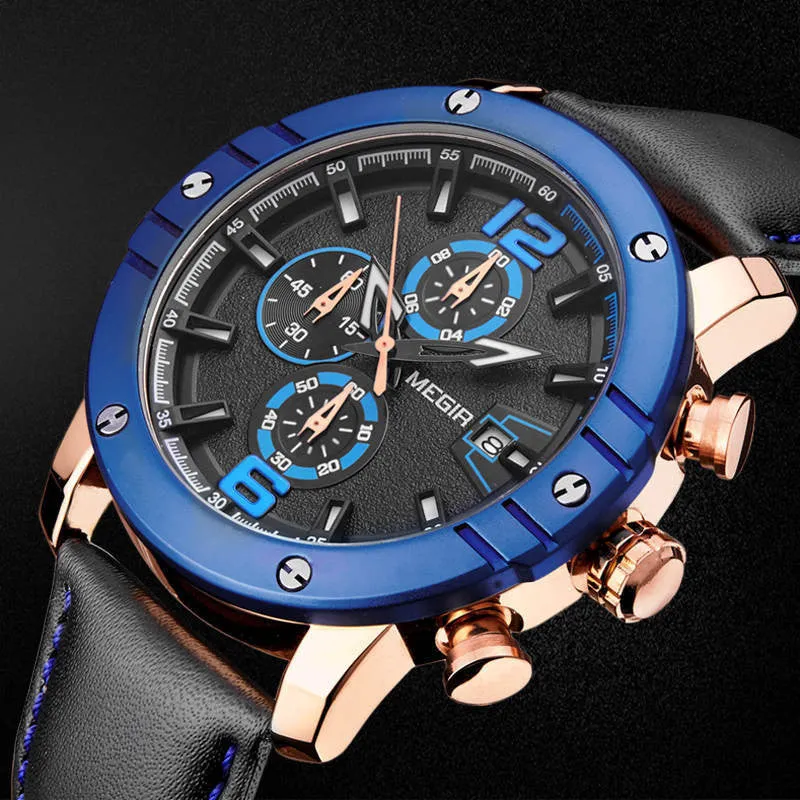 Blue Gold Timepiece