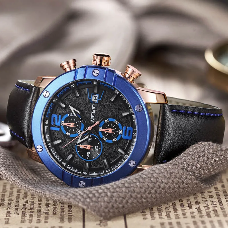 Blue Gold Timepiece