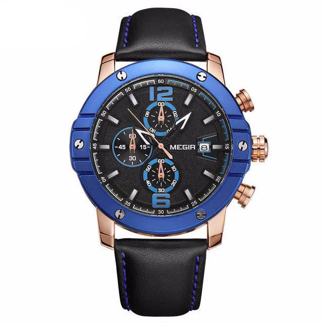 Blue Gold Timepiece