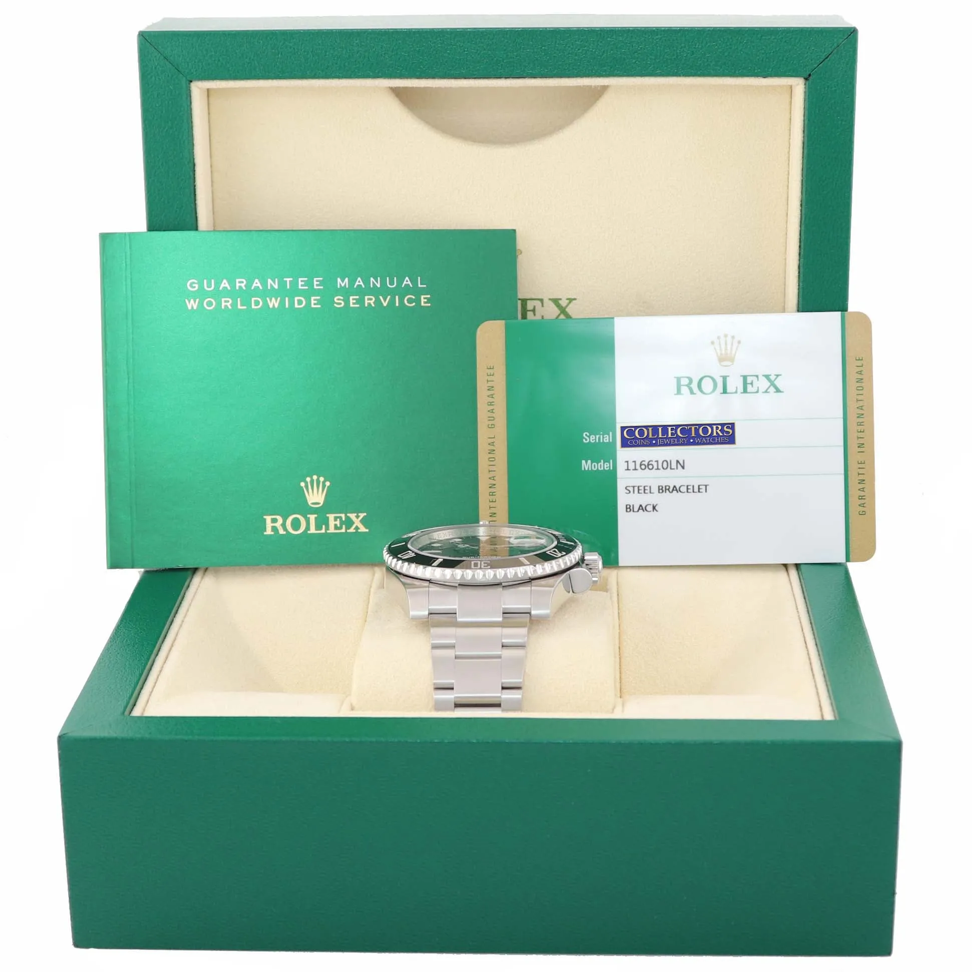BRAND NEW 2020 PAPERS Rolex Submariner 116610 Steel Black Ceramic 40mm Watch Box