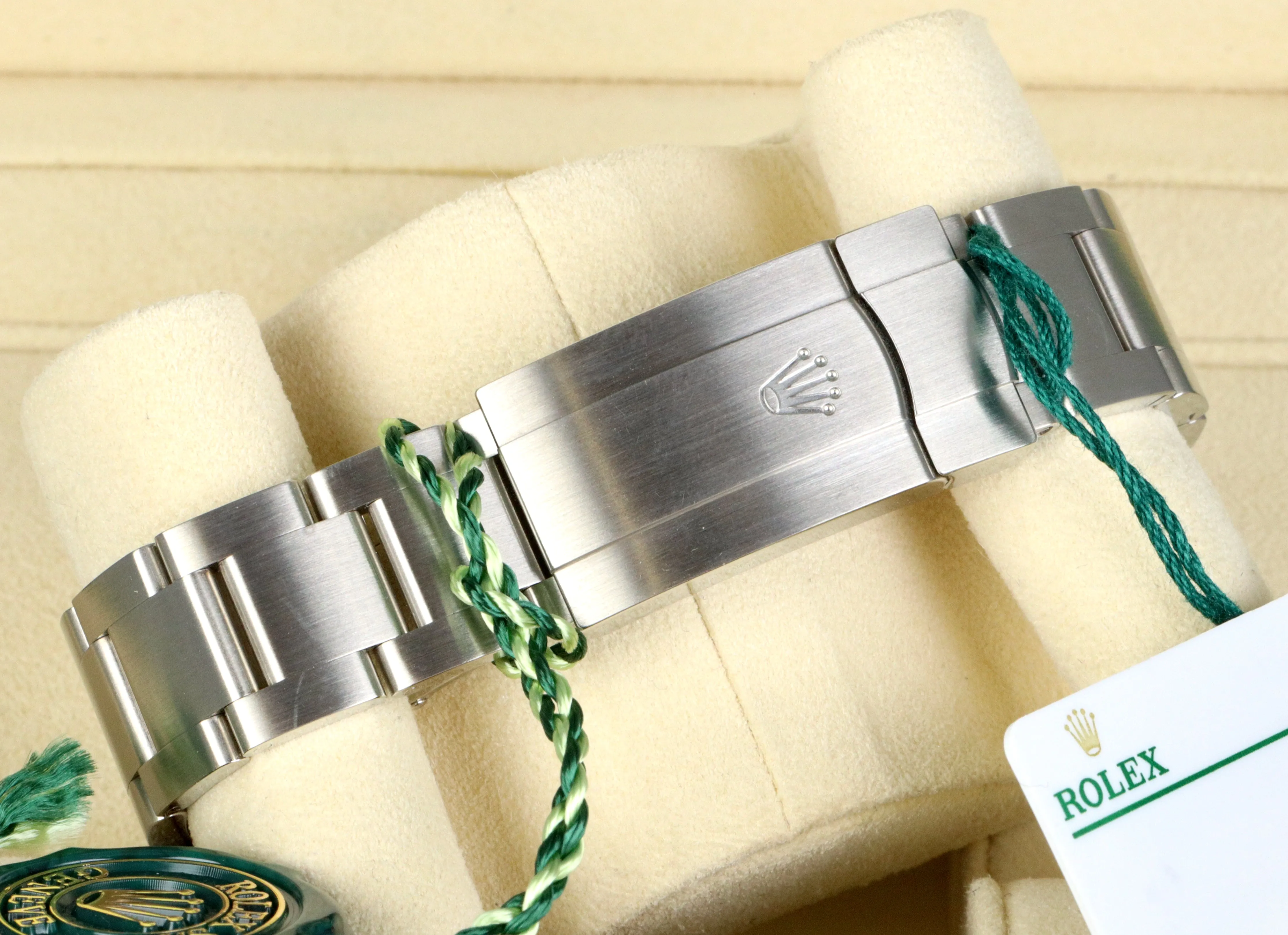 BRAND NEW 2020 Rolex Air-King 40mm Green Yellow Black Arabic Stainless 116900
