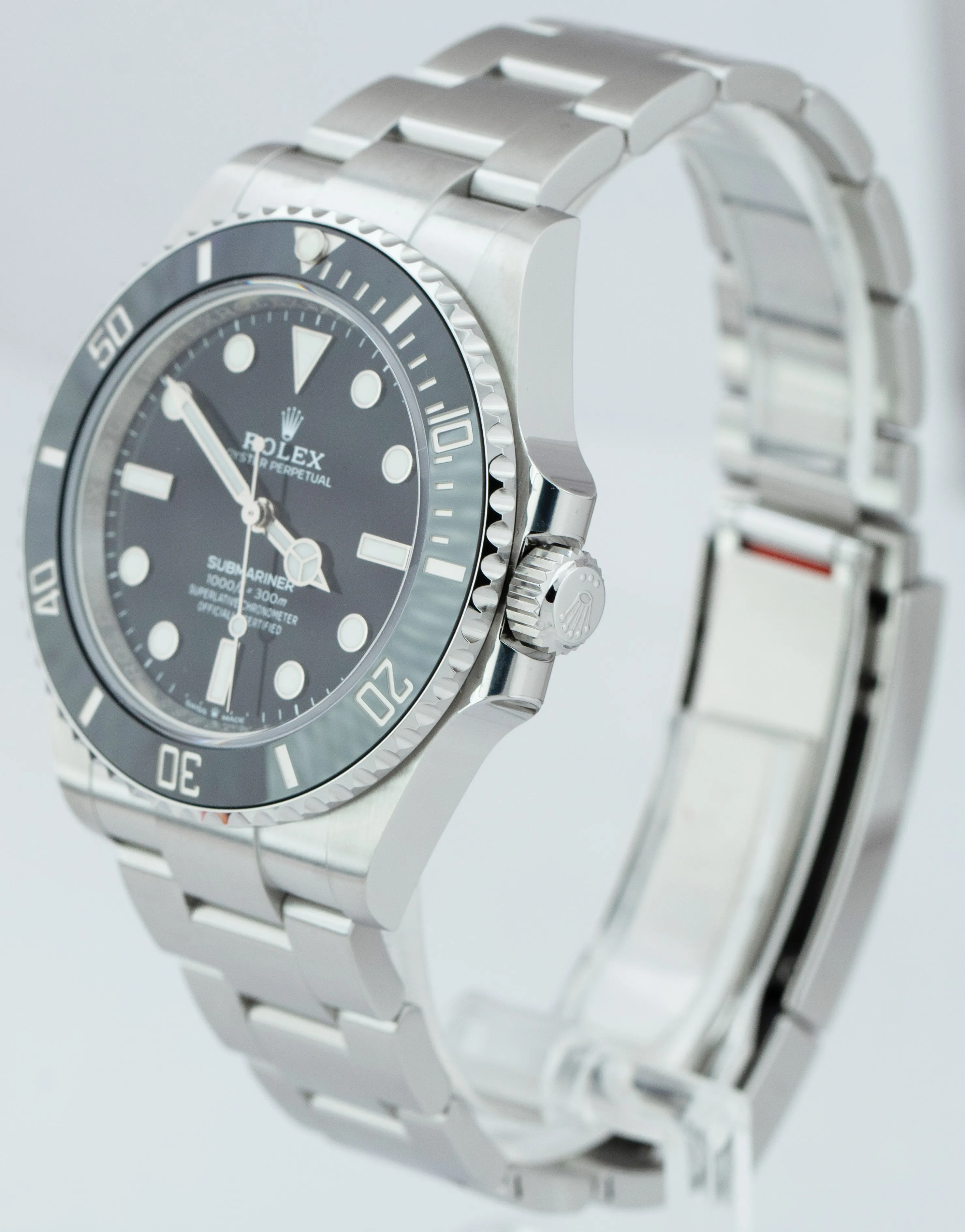 BRAND NEW 2022 Rolex Submariner 41mm No-Date Black Ceramic Watch 124060 LN