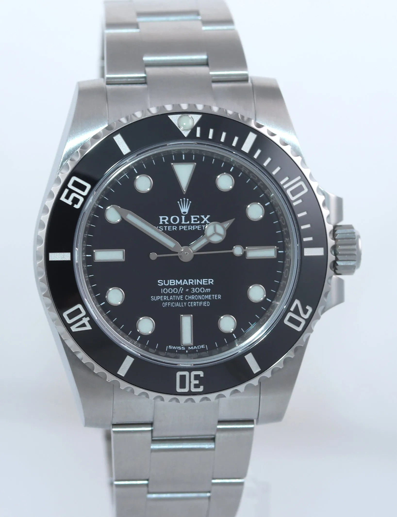 BRAND NEW CARD 2020 PAPERS Rolex Submariner No-Date 114060 Steel Watch Box