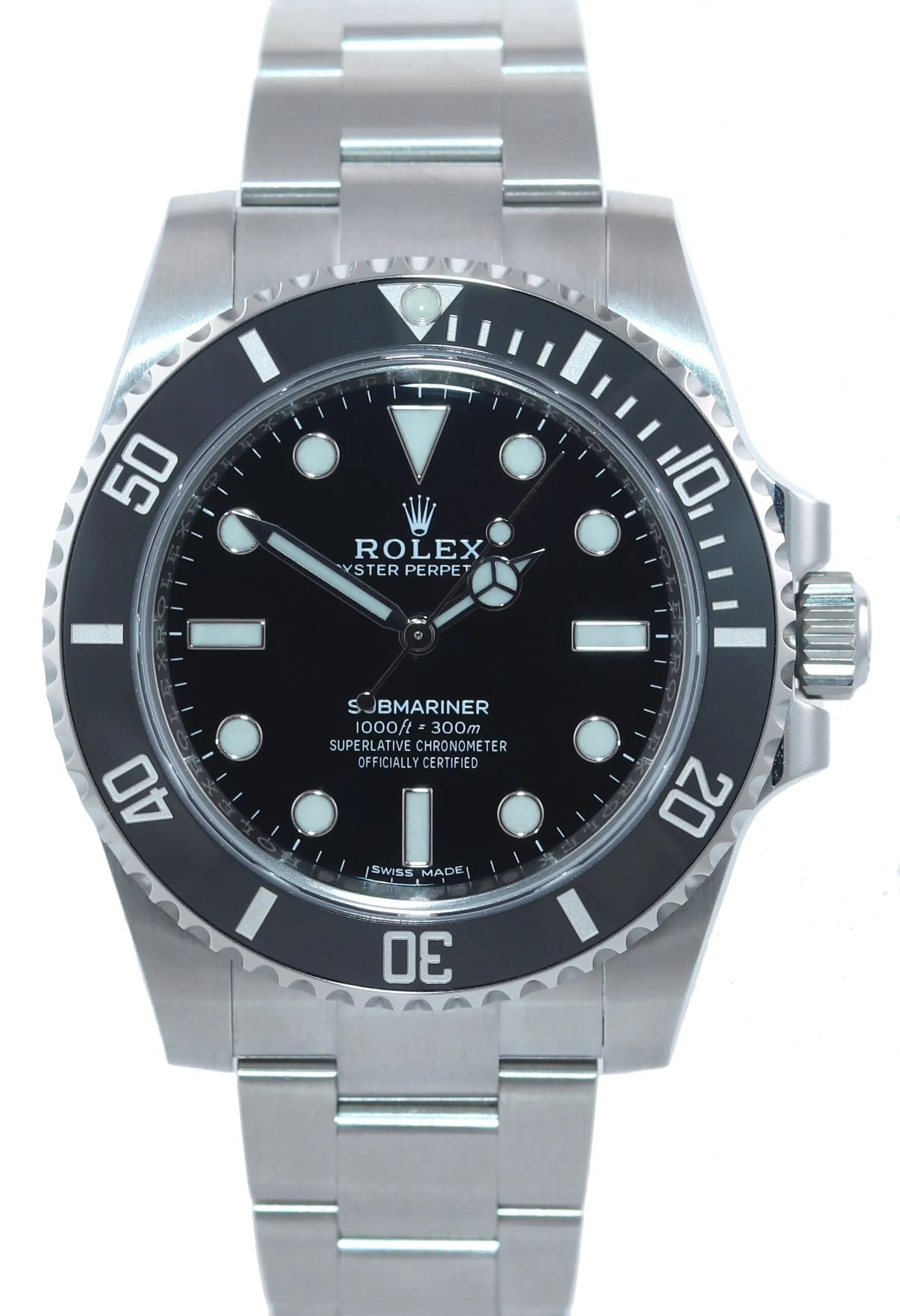 BRAND NEW CARD 2020 PAPERS Rolex Submariner No-Date 114060 Steel Watch Box