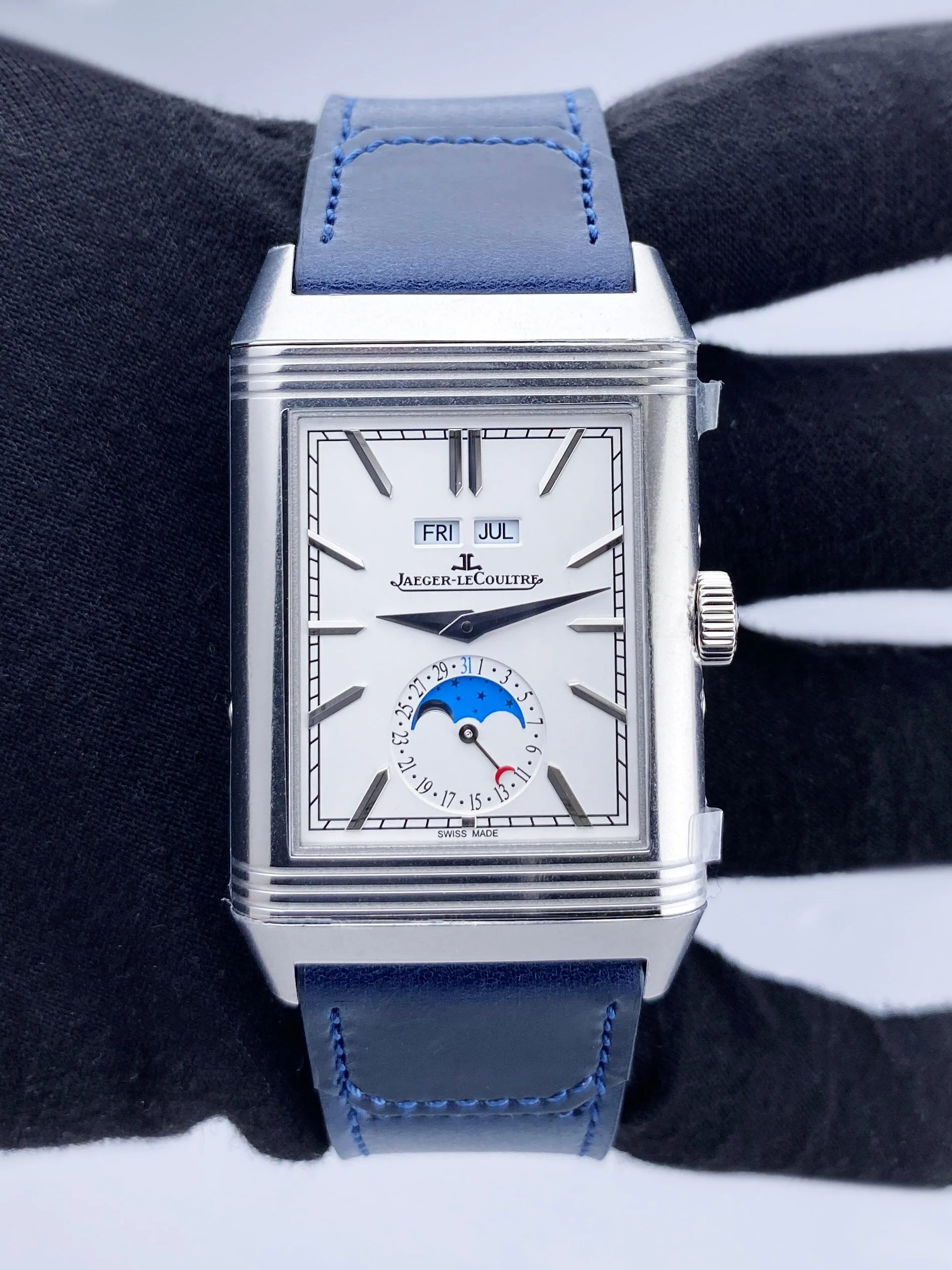 Brand New Jaeger-LeCoultre Reverso Tribute Q3918420 Mens Watch Box Papers