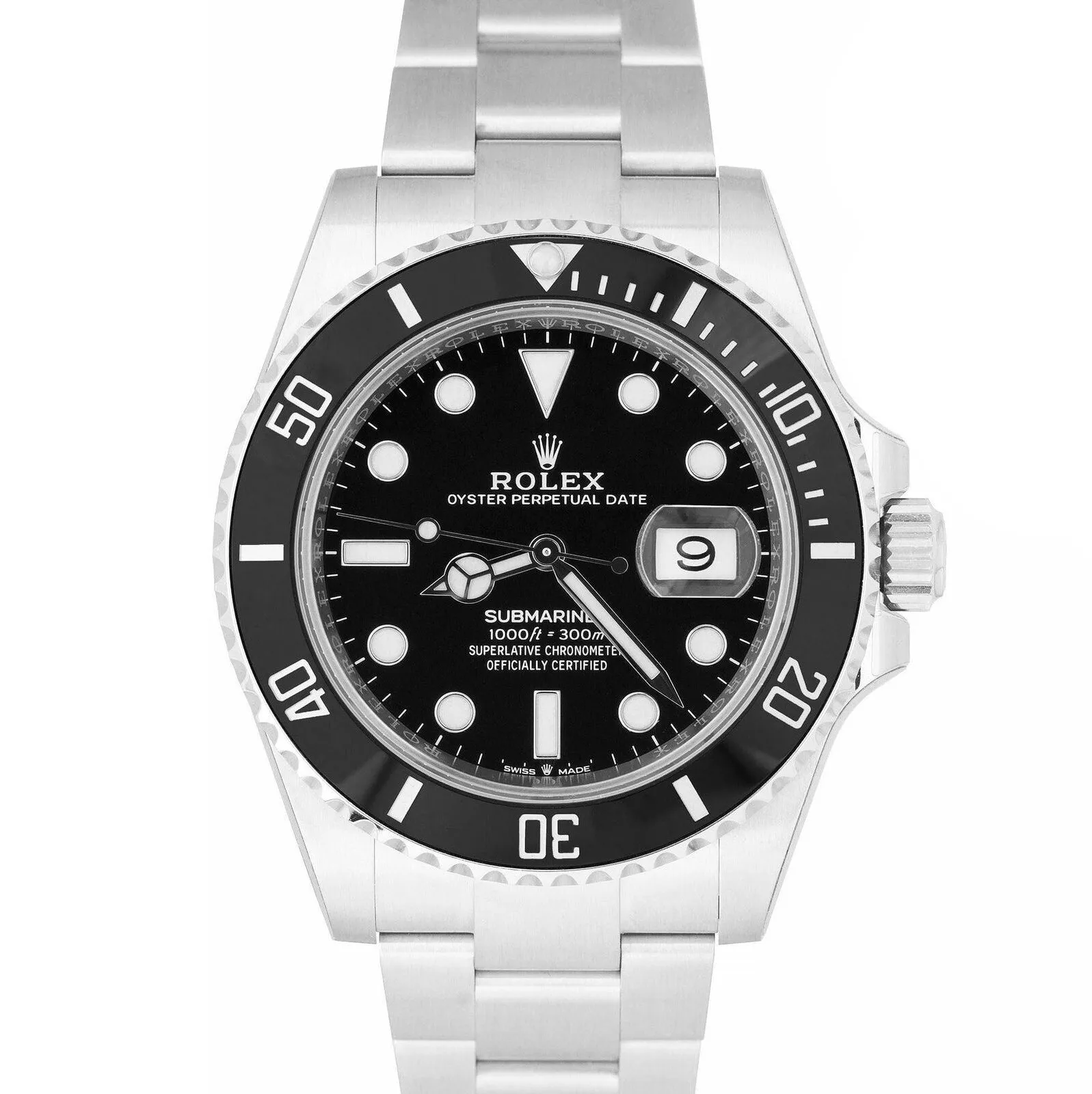 BRAND NEW JUNE 2022 Rolex Submariner 41 Date Steel Black Ceramic Watch 126610 LN