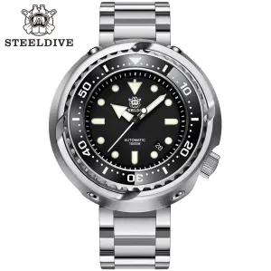 Brand Watch SD1978 Oversize 53.6Mm Stainless Steel Wristwatch 1000M Waterproof NH35 Automatic Big Tuna Can Dive Watch