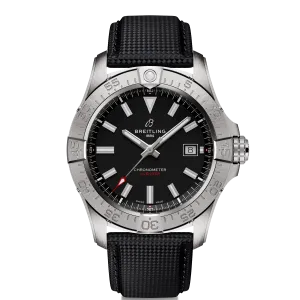 Breitling Avenger Automatic 42mm Watch with Black Strap