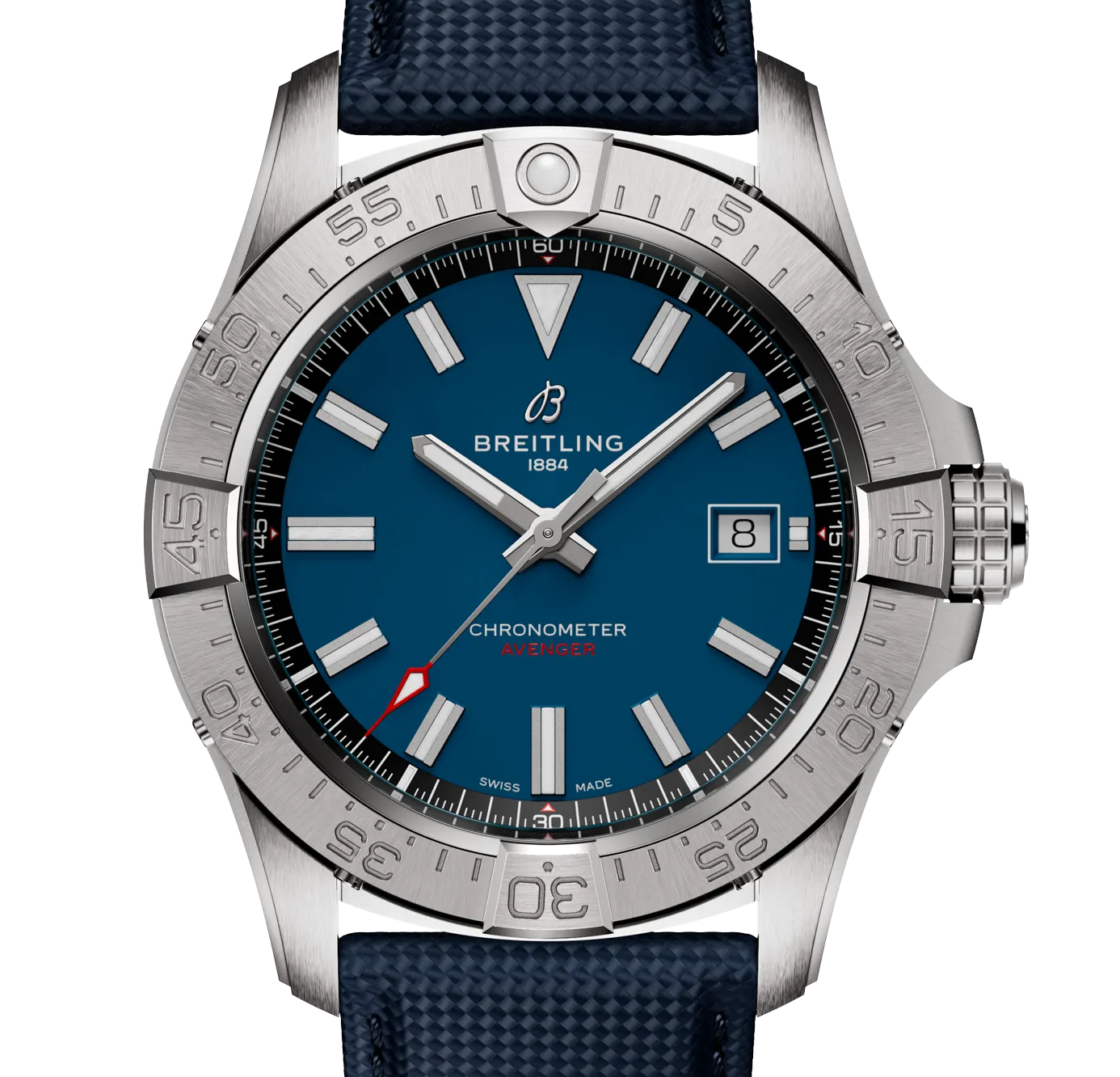 Breitling Avenger Automatic 42mm Watch with Blue Strap