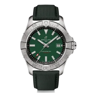 Breitling Avenger Automatic 42mm Watch with Green Strap