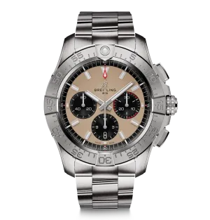 Breitling Avenger B01 Chronograph 44mm Watch with Beige Dial