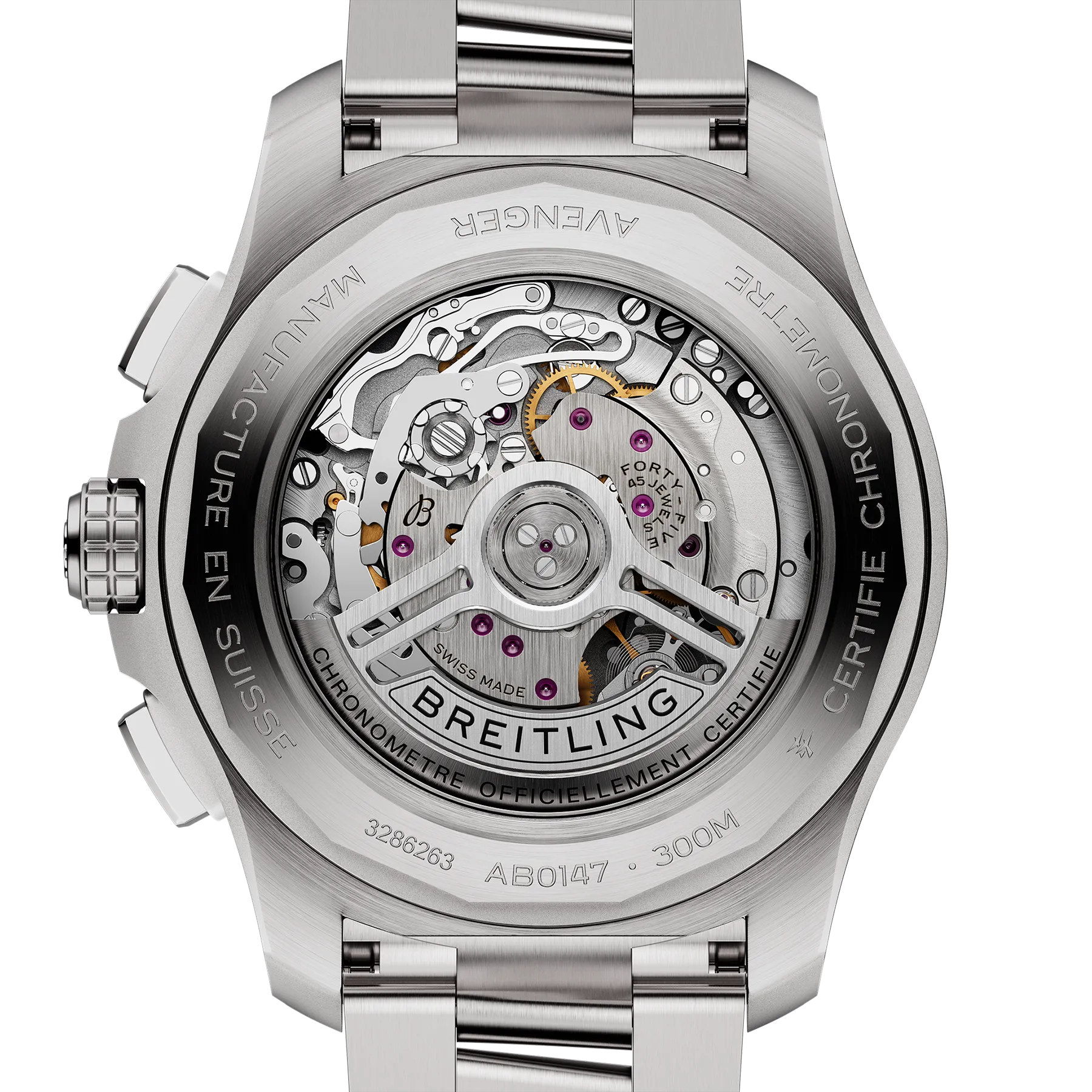 Breitling Avenger B01 Chronograph 44mm Watch with Beige Dial