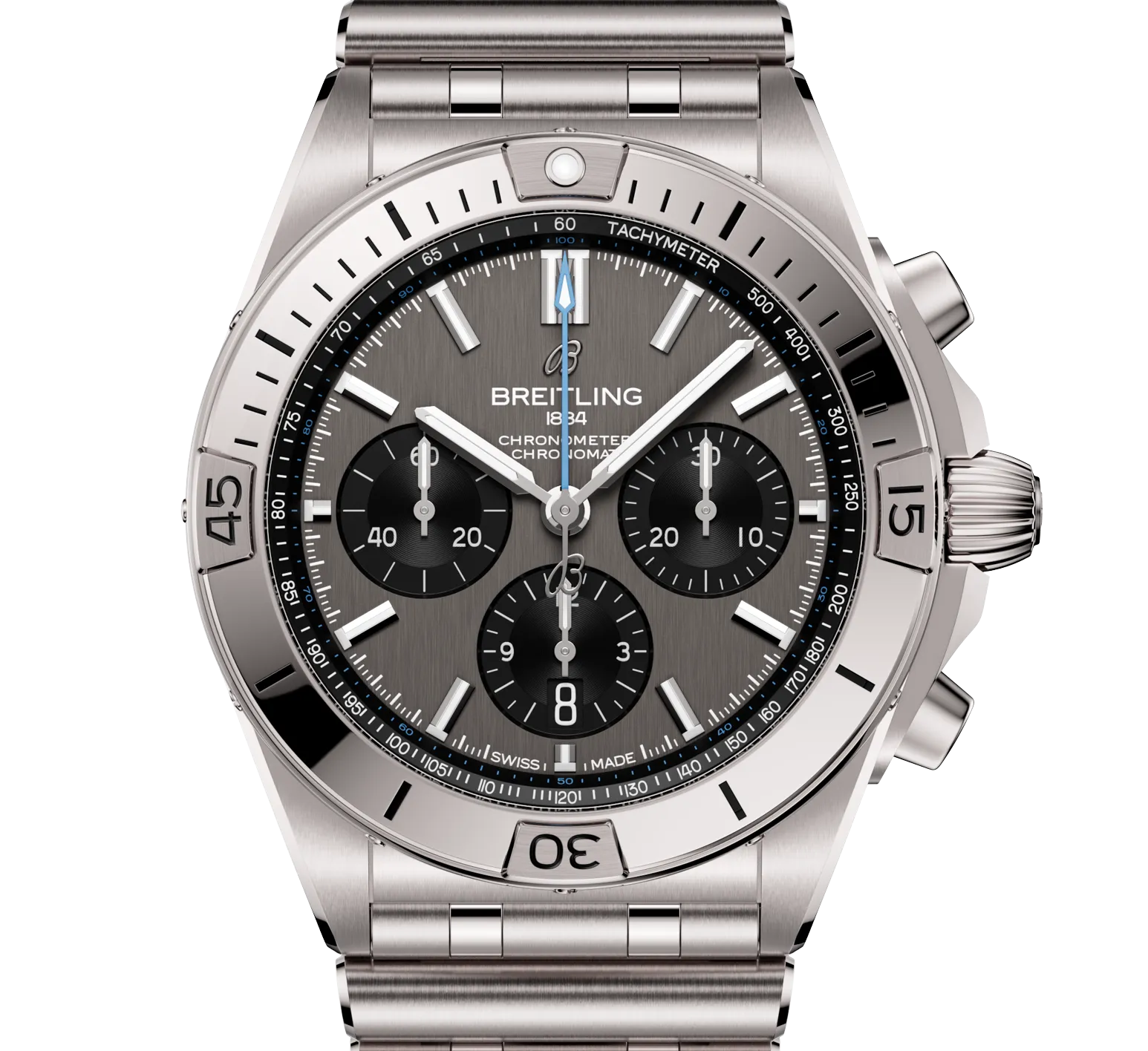 Breitling Chronomat B01 42 Watch with Titanium Rouleaux Bracelet