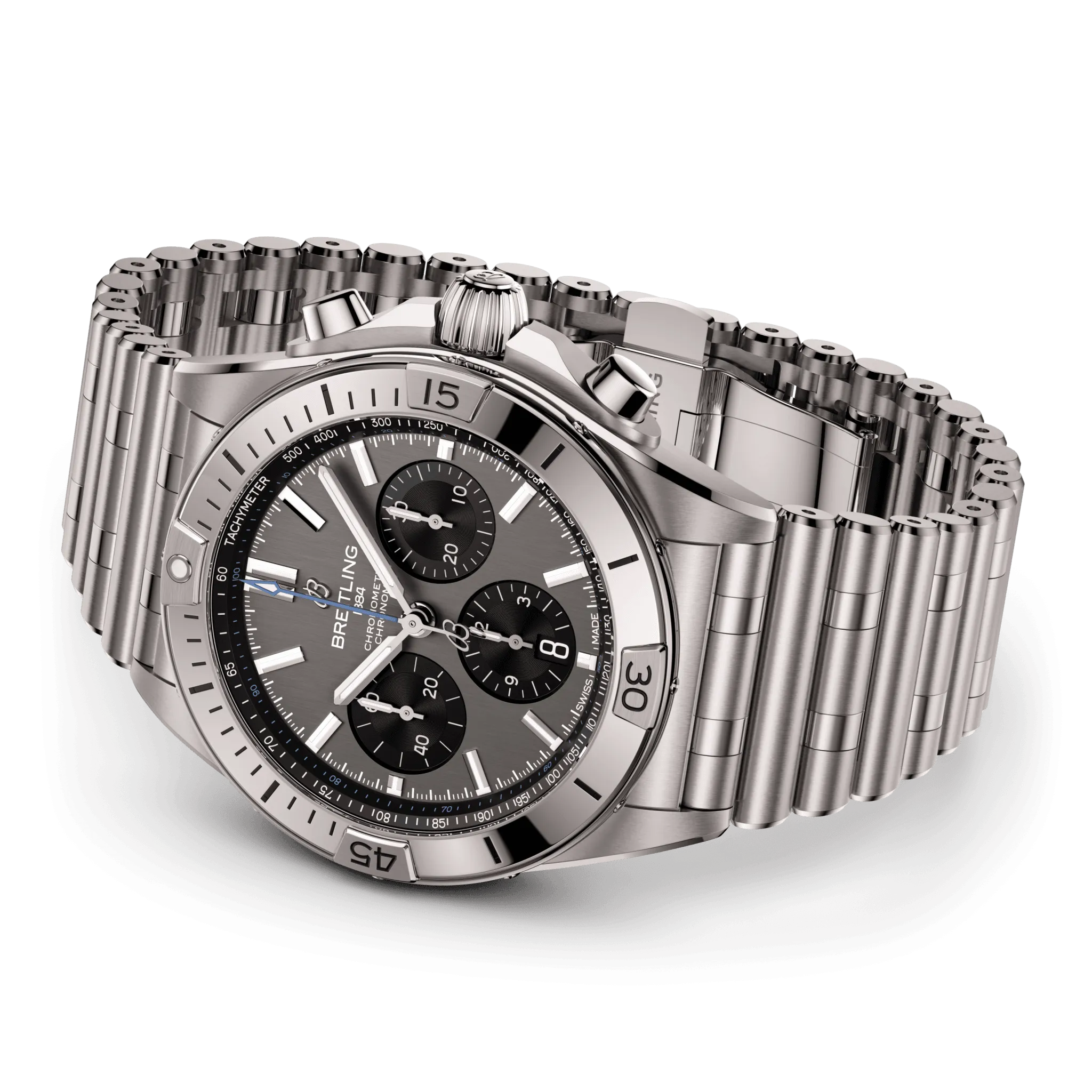 Breitling Chronomat B01 42 Watch with Titanium Rouleaux Bracelet