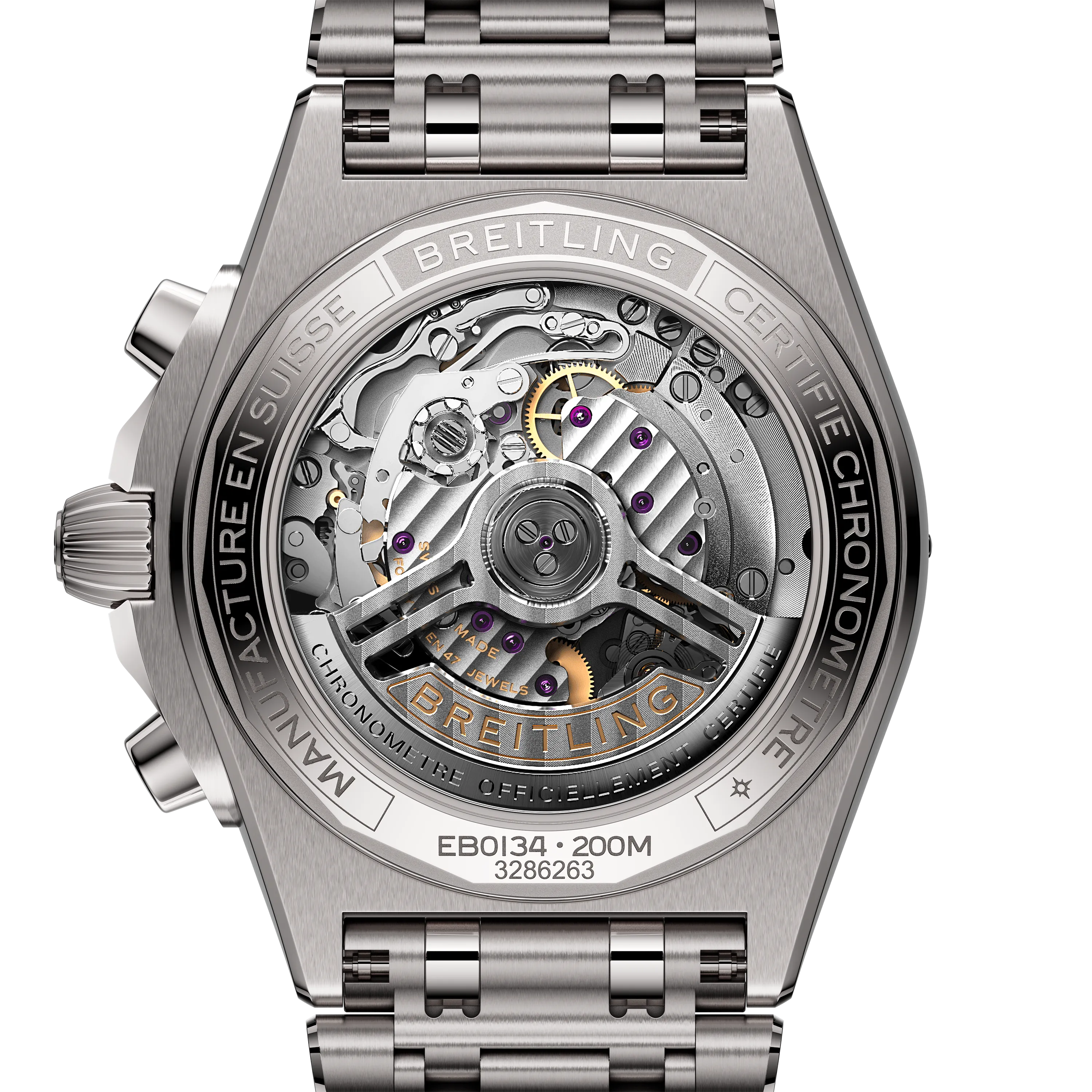 Breitling Chronomat B01 42 Watch with Titanium Rouleaux Bracelet