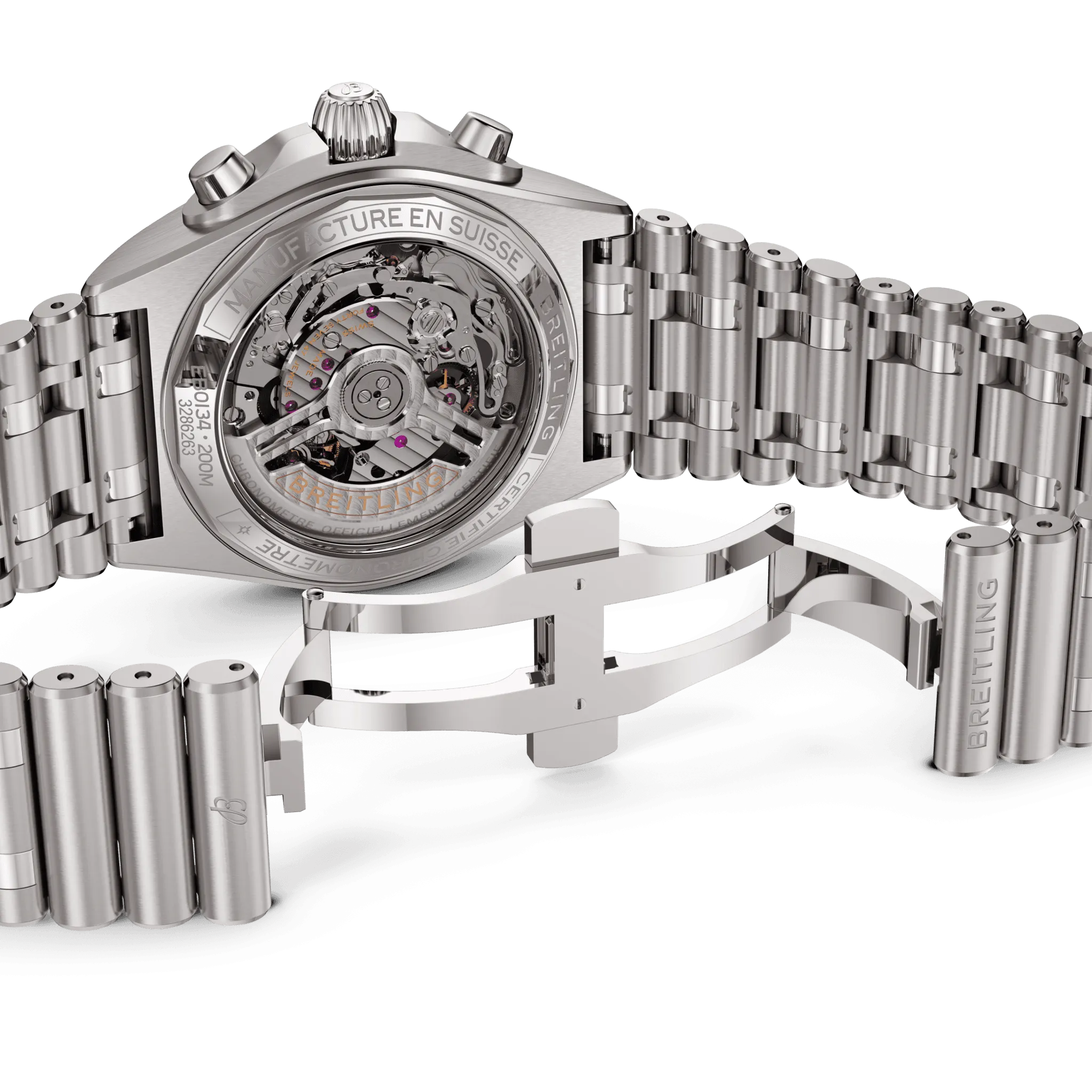 Breitling Chronomat B01 42 Watch with Titanium Rouleaux Bracelet