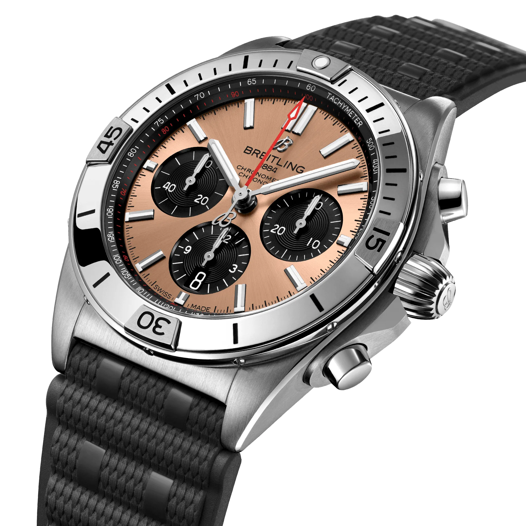 Breitling Chronomat B01 Chronograph 42 Watch with Copper Dial