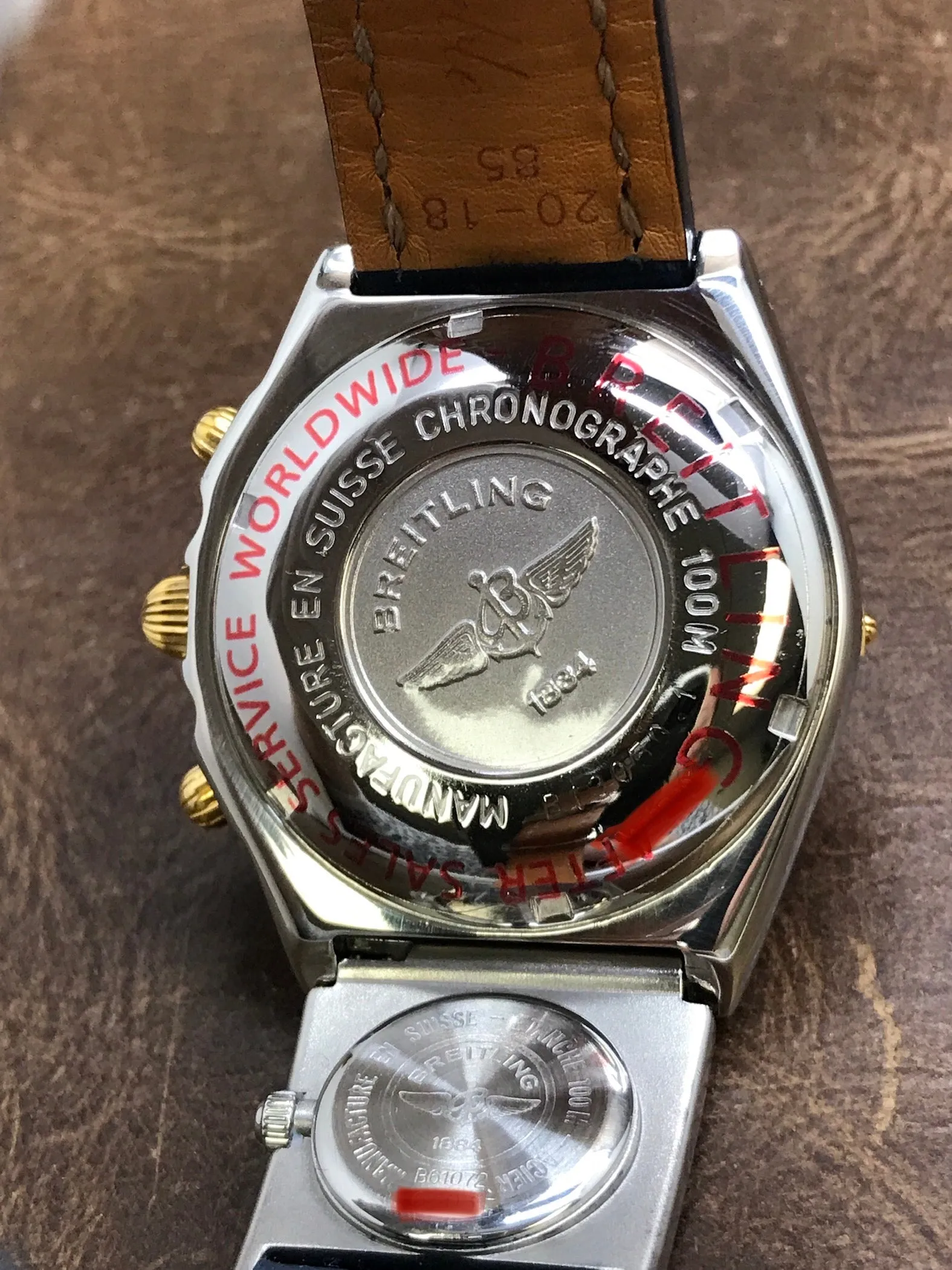 Breitling Chronomat B13050.1 Black Dial Automatic  Men's Watch