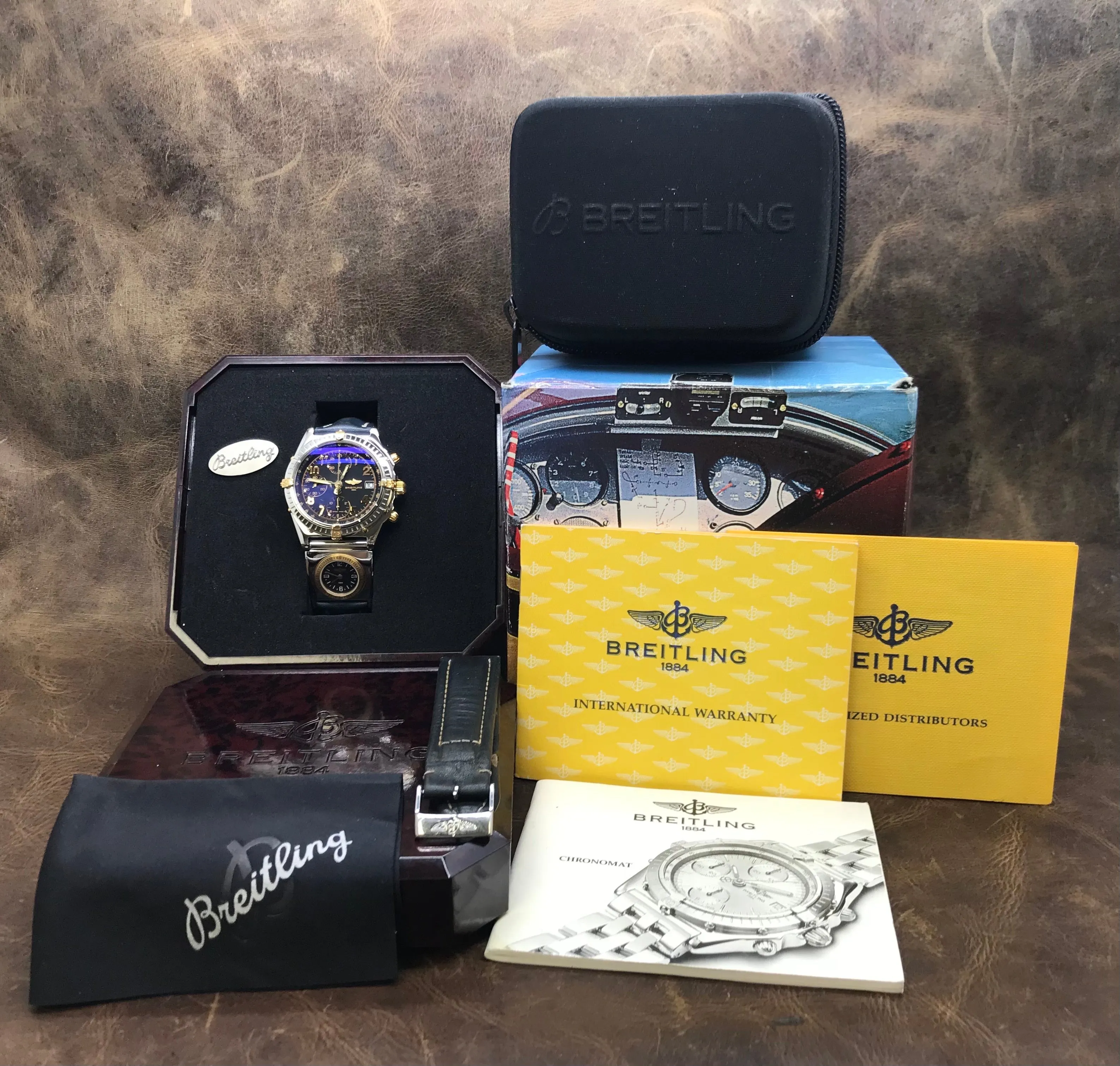 Breitling Chronomat B13050.1 Black Dial Automatic  Men's Watch