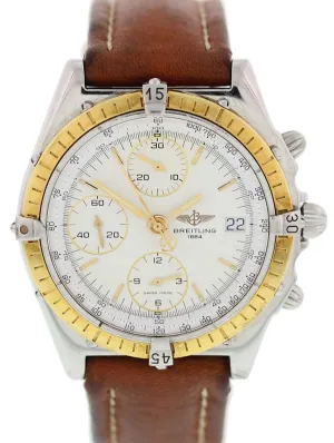 Breitling Chronomat D13048 18K Yellow Gold & S/S
