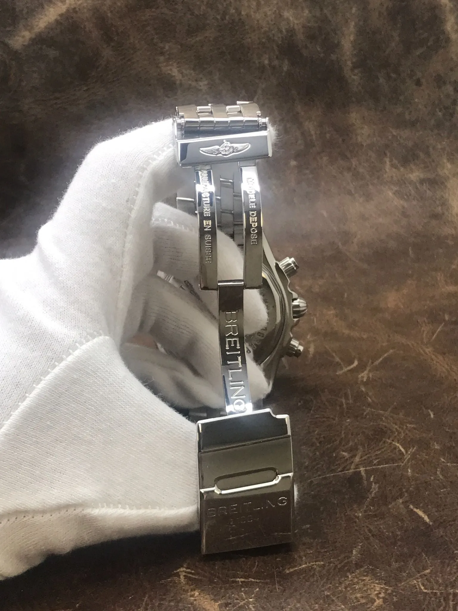 Breitling Chronomat Evolution A13356 White Dial Automatic Men's Watch