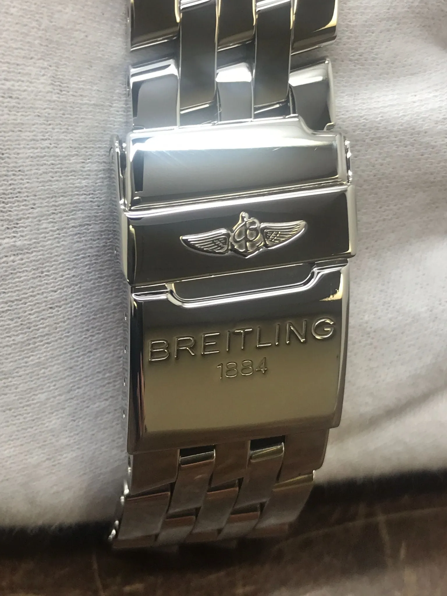 Breitling Chronomat Evolution A13356 White Dial Automatic Men's Watch
