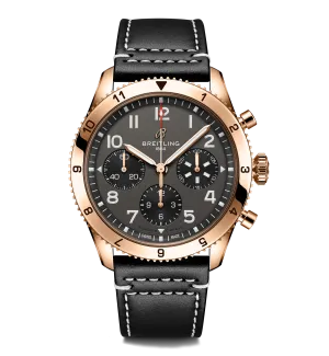 Breitling Classic AVI Chronograph 42 P-51 Mustang Watch with Black Dial