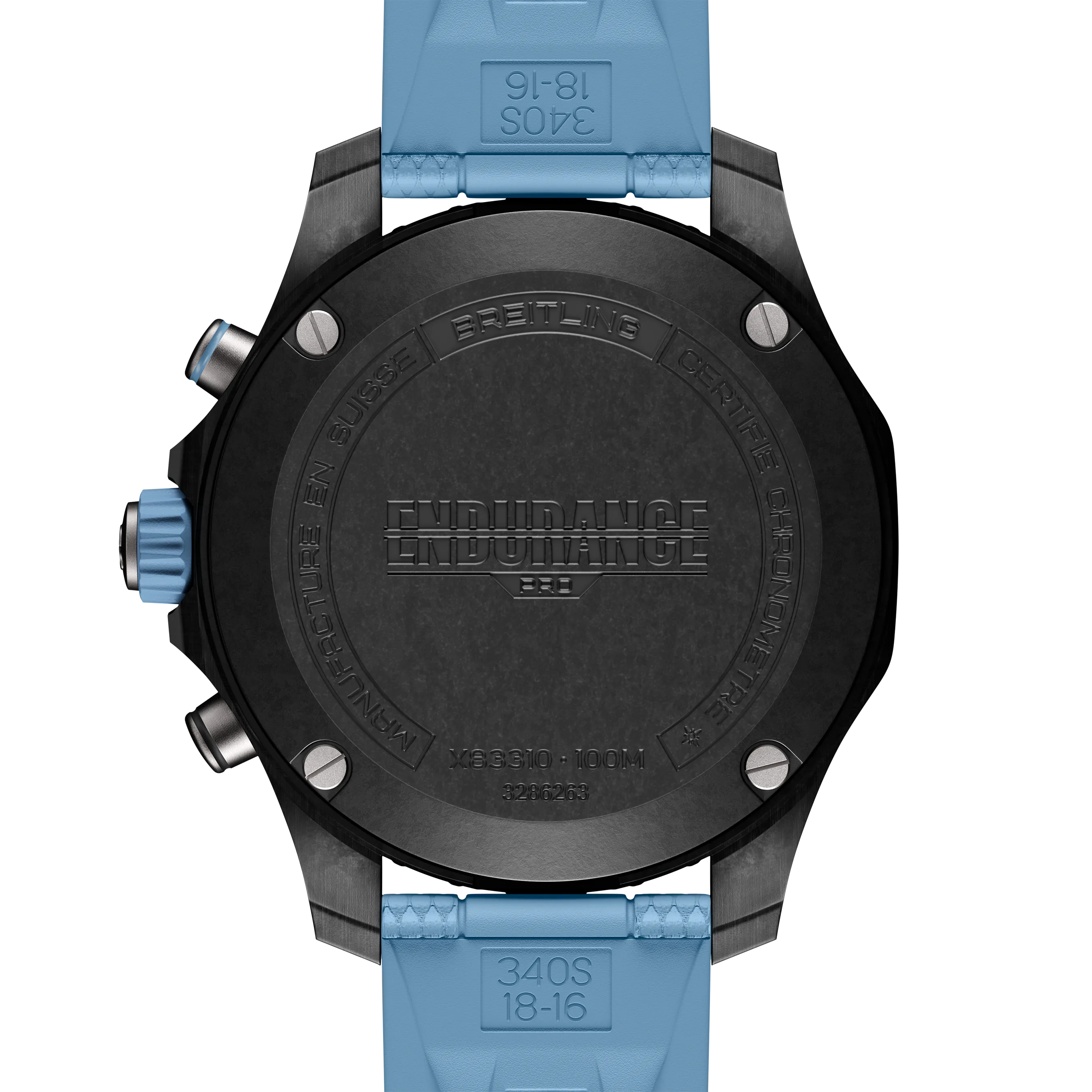 Breitling Endurance Pro 38 Watch with Baby Blue Strap
