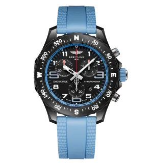 Breitling Endurance Pro 38 Watch with Baby Blue Strap