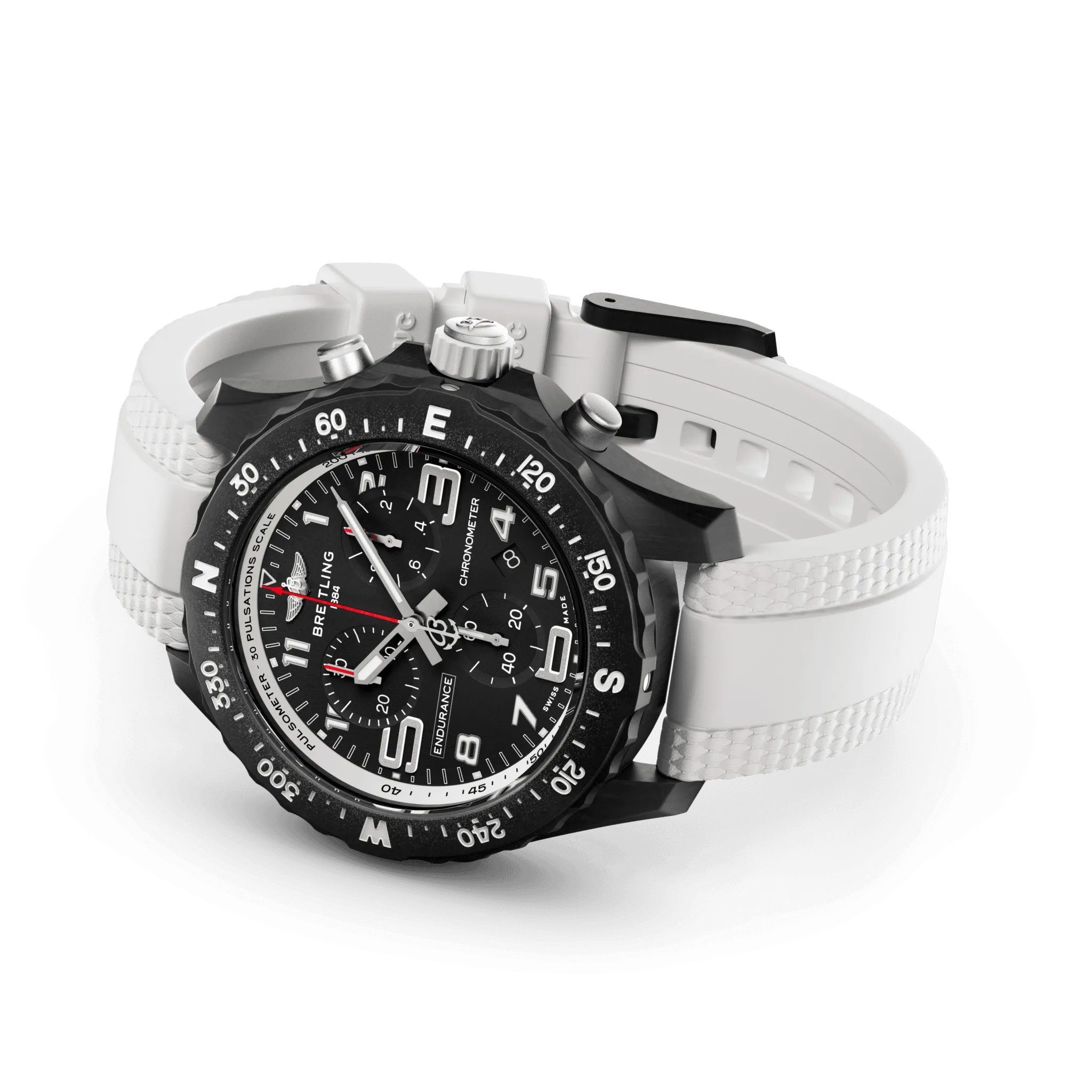 Breitling Endurance Pro 38 Watch with White Strap