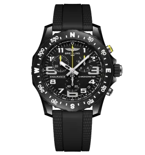 Breitling Endurance Pro 44 Watch with Black Rubber Strap