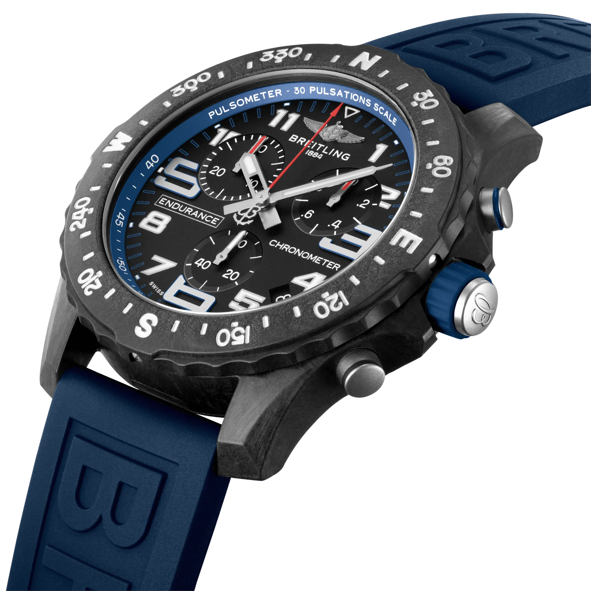 Breitling Endurance Pro 44 with Blue Strap